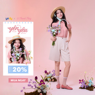 [THANH THỦY x YODY] Áo sơ mi nữ YODY Ngắn Tay Relax Fit Collection WC[COOLER & CLOSER]S001