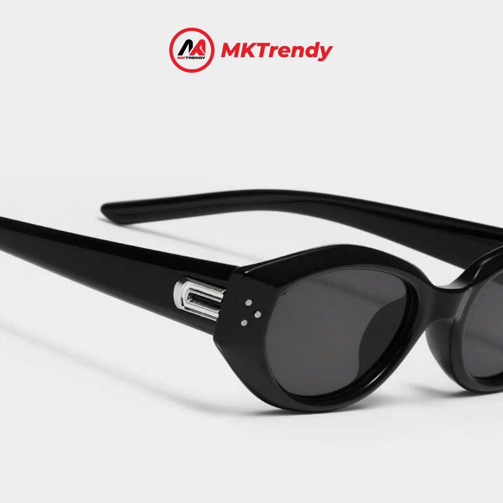 [Live x MKTRENDY] Kính râm mắt mèo thời trang nam nữ chống tia UV phong cách Hàn Quốc đi chơi đi học T1