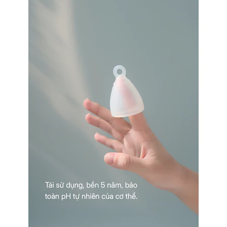 Cốc nguyệt san Cải tiến Cocmau - Dành cho Cơ địa Á châu - Thiết kế cho Beginners - Dung tích x2 BVS