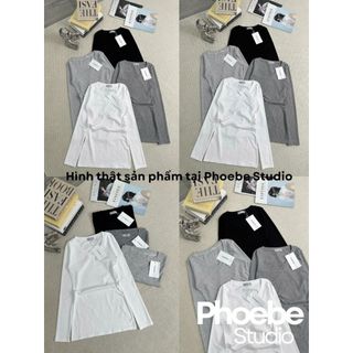 Áo Thun Nữ Giữ Nhiệt Dáng Dài Thời Trang - Phoebe Studio [AO00322]