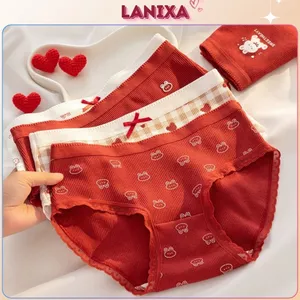 Quần lót nữ cotton cao cấp đàn hồi tốt thấm hút tốt thoáng khí đáy kháng khuẩn khử mùi LANXA Y20 -CB