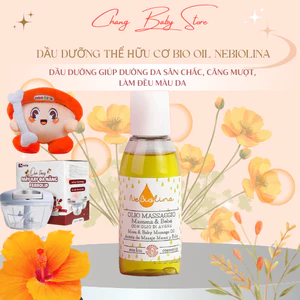 Dầu Dưỡng Thể Hữu Cơ Bio Oil NeBiolina - Dầu Dưỡng Giúp Dưỡng Da Săn Chắc, Căng Mượt, Làm Đều Màu Da chai 100ml