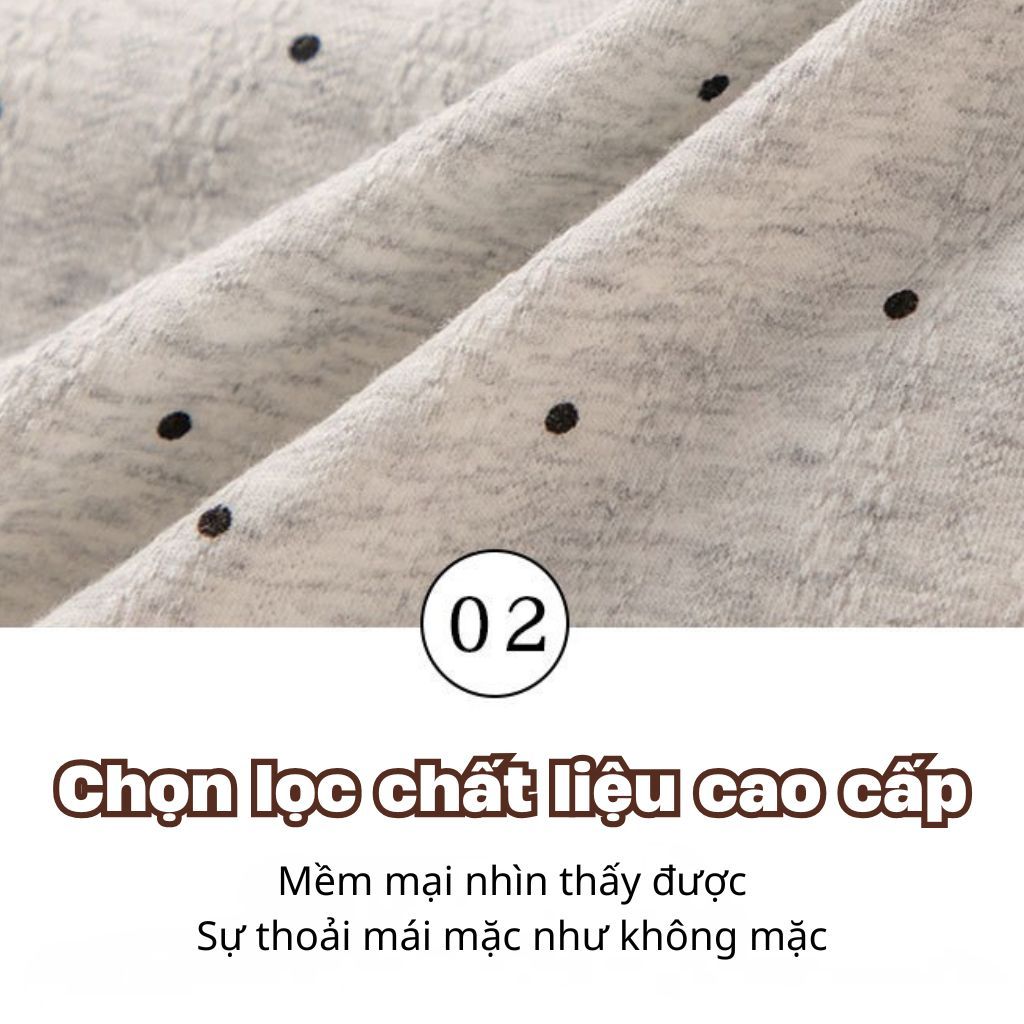 Quần lót nữ cotton cao cấp kháng khuẩn co giãn linh hoạt đính nơ xinh xắn họa tiết cute LANIXA L1172