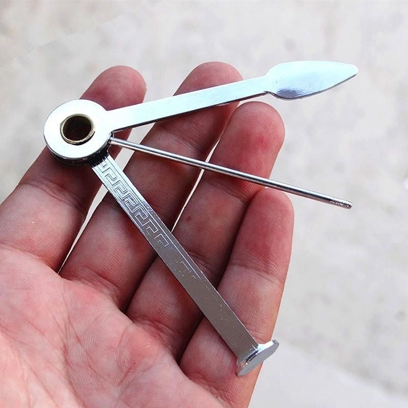 Dụng Cụ Làm Sạch 3 Trong 1 Xoay Vòng 3 Tác Dụng Bằng Sắt Không Gỉ Gấp