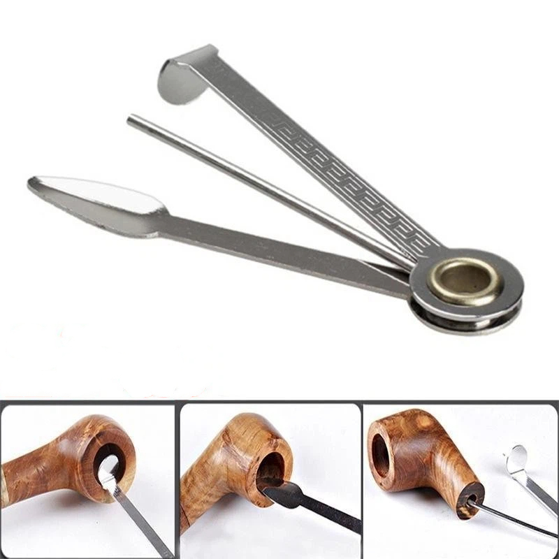 Dụng Cụ Làm Sạch 3 Trong 1 Xoay Vòng 3 Tác Dụng Bằng Sắt Không Gỉ Gấp