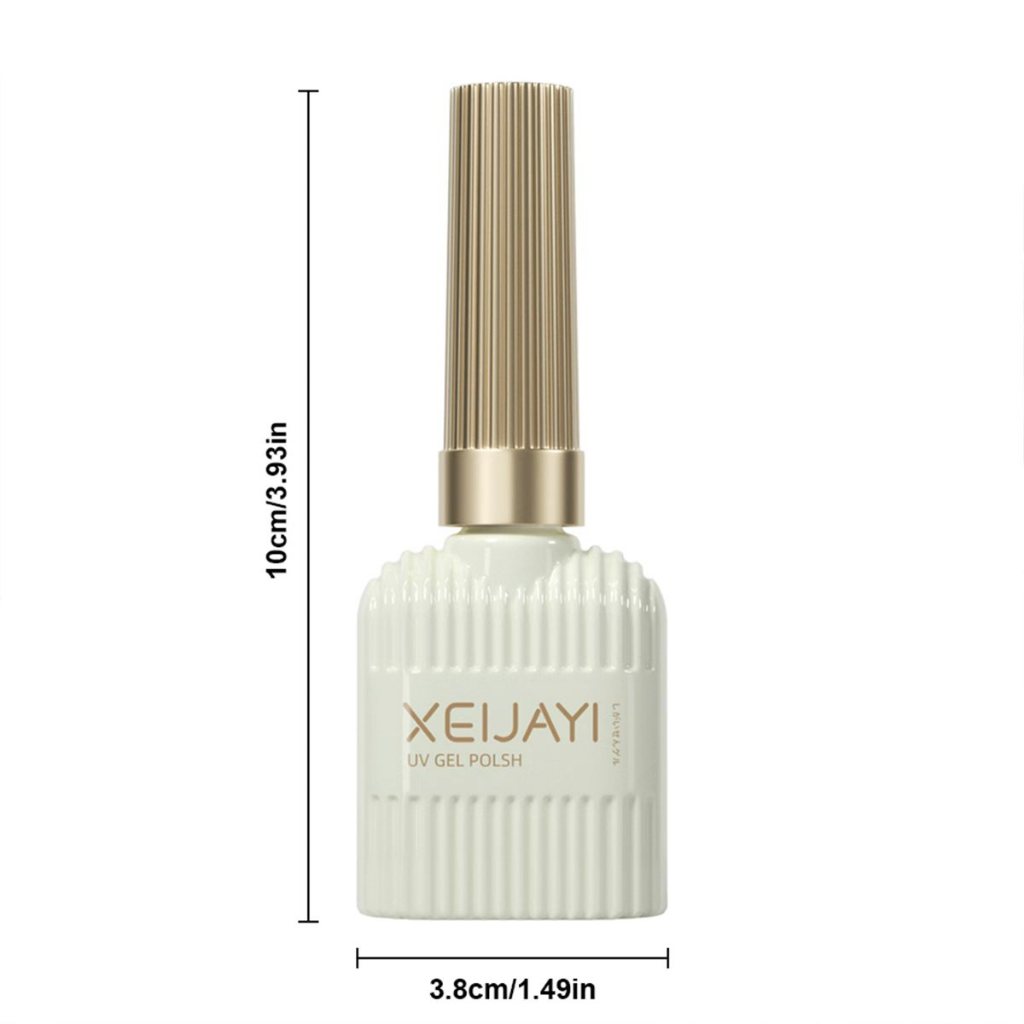 XEIJAYI 15ml Sơn móng tay dạng gel màu nude trong suốt mới, thích hợp sử dụng tại salon và hàng ngày.