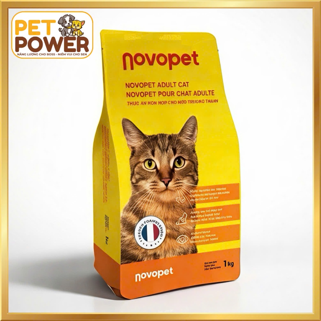 Hạt cho mèo trưởng thành Novopet 1kg