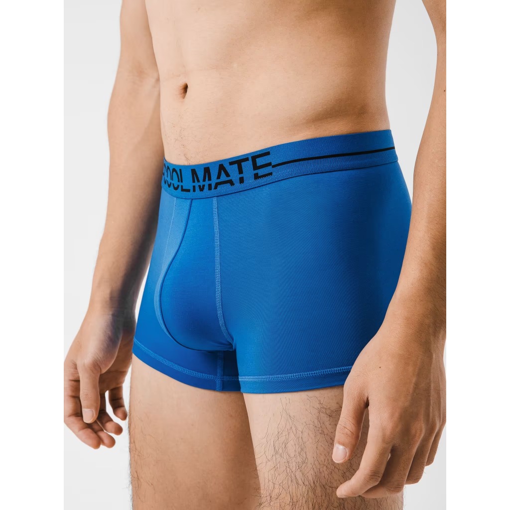 [MUA 4 GIẢM 20%]Combo 3 Quần lót Nam Trunk Ex-Comfort Modern Bamboo màu Xanh Coban mềm mại kháng khuẩn Coolmate
