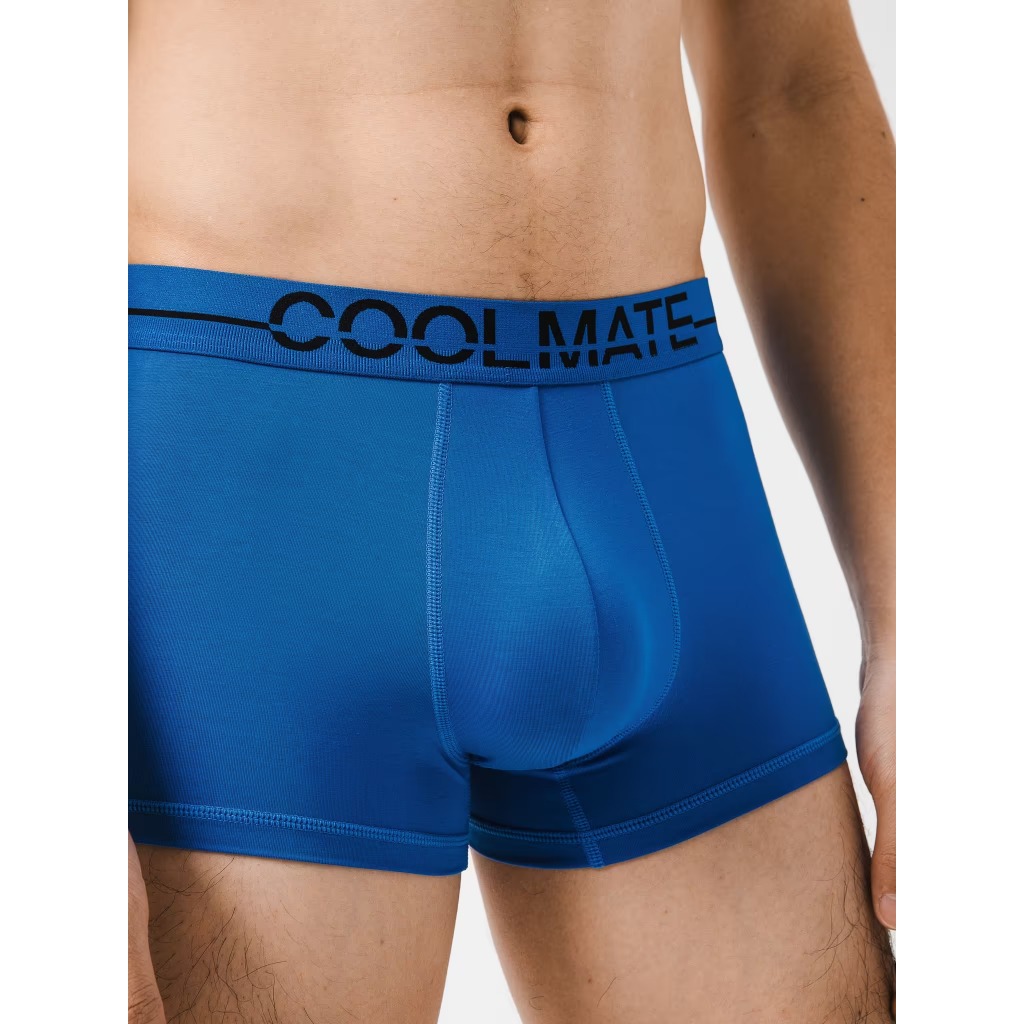 [MUA 4 GIẢM 20%]Combo 3 Quần lót Nam Trunk Ex-Comfort Modern Bamboo màu Xanh Coban mềm mại kháng khuẩn Coolmate