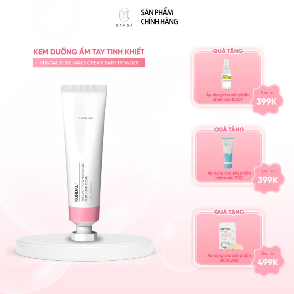 Kem dưỡng ẩm tay KUNDAL SHEA BUTTER & MACADAMIA PURE HAND CREAM BABY ...