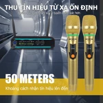 micro không dây RAYHAYES karaoke cao cấp RX-902 UHF Micro Karaoke có thể sạc lại cho bữa tiệc cưới Câu lạc bộ nhà — ảnh 6