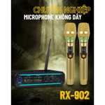 micro không dây RAYHAYES karaoke cao cấp RX-902 UHF Micro Karaoke có thể sạc lại cho bữa tiệc cưới Câu lạc bộ nhà — ảnh 2