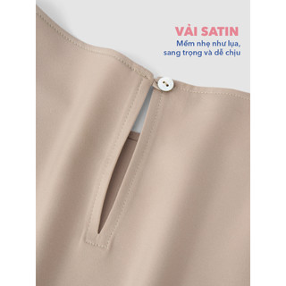 [THANH THỦY x YODY] Áo sơ mi ngắn tay lụa YODY giữ form tốt, chống nhăn WCSS26S009
