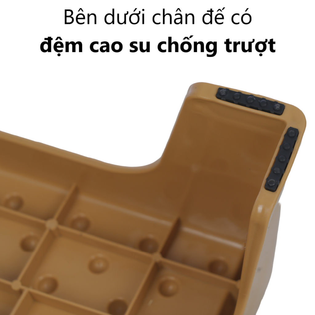 Ghế kê chân có con lăn nhựa VIỆT NHẬT - Massage bàn chân, kê chân công thái học văn phòng - 2135 AMIZIN | BigBuy360 - bigbuy360.vn