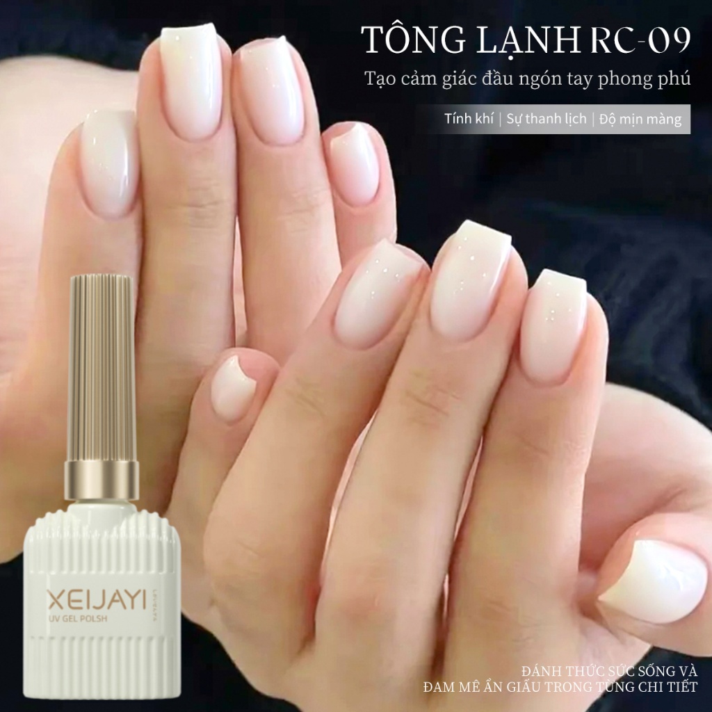 XEIJAYI 15ml  Sơn móng tay dạng gel màu trắng sữa mới, thích hợp sử dụng tại salon và hàng ngày.