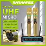 micro không dây RAYHAYES karaoke cao cấp RX-902 UHF Micro Karaoke có thể sạc lại cho bữa tiệc cưới Câu lạc bộ nhà — ảnh 1