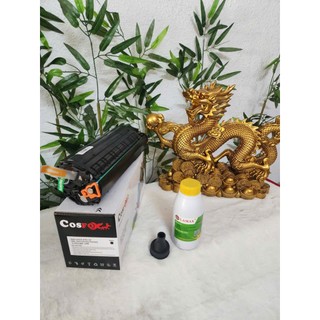 Hộp mực cosfox cho máy in canon 2900 _Q2612A/CRG303/FX9 có lỗ đổ mực - siêu tiện lợi