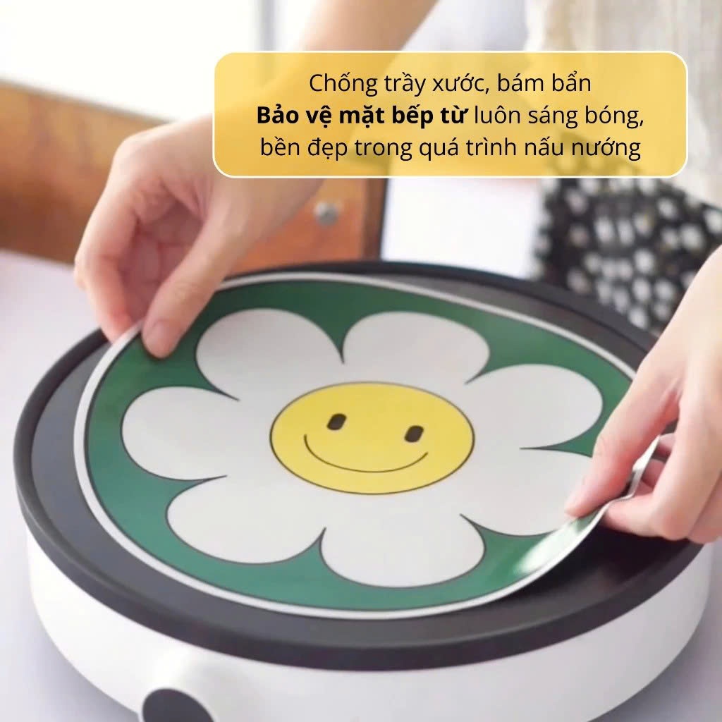 [CHÍNH HÃNG] Miếng lót bếp từ Perfection M-Mat – Silicone FDA, chịu nhiệt, chống xước, bảo vệ bếp