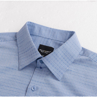 [T7_SALE 20%_HT] Áo Sơ Mi Cộc Tay Xanh Caro Thiết Kế Có Túi 9SMCC538XAH Biluxury Form Casual Fit Cao Cấp Bền Màu