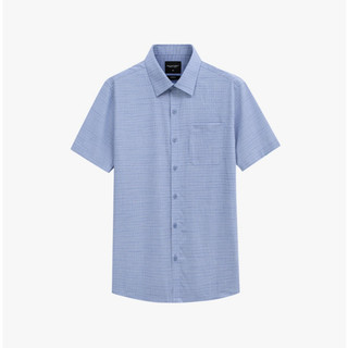 [T7_SALE 20%_HT] Áo Sơ Mi Cộc Tay Xanh Caro Thiết Kế Có Túi 9SMCC538XAH Biluxury Form Casual Fit Cao Cấp Bền Màu