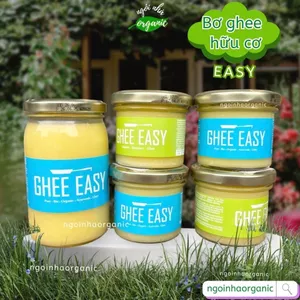 Bơ Ghee Hữu Cơ Ghee Easy - chiên xào nhiệt độ cao, phết bánh mì ăn sống tùy thích