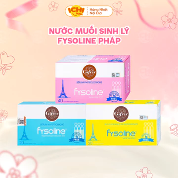 [Tách lẻ] Nước muối sinh lý Fysoline Pháp - Vệ sinh mắt, mũi, miệng _Ichimall