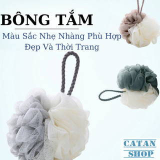 Bông Tắm Tròn Găng Tẩy Da Chết, Bông Tắm Chà Lưng Tạo Bọt PE Siêu Mềm Mịn Không Gây Đau Rát An Toàn Cho Da