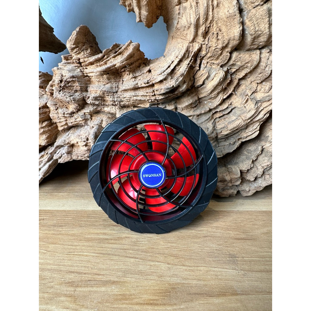 Quạt Áo Điều Hòa SWONSAN 12V Chính Hãng – 9 Cánh Gió Mạnh, Chống Nước, Siêu Bền, Loại Mới 2026