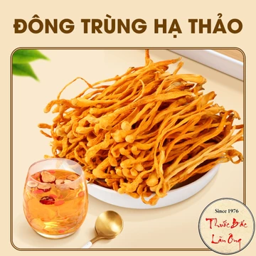 Đông trùng hạ thảo 1kg, trà đông trùng bồi bổ sức khỏe, nấu lẩu, canh, hầm gà thơm ngon