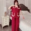Set Đỏ Chấm Bi Viền Ren – Dáng Xinh Tiểu Thư | MS-A55