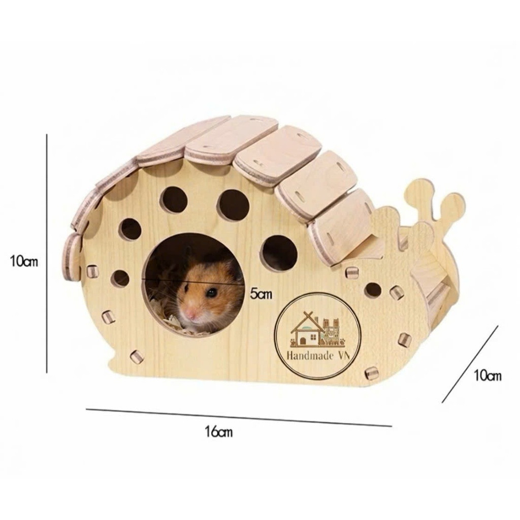 Nhà ngủ ốc sên cho hamster, nhà ngủ cho hamter