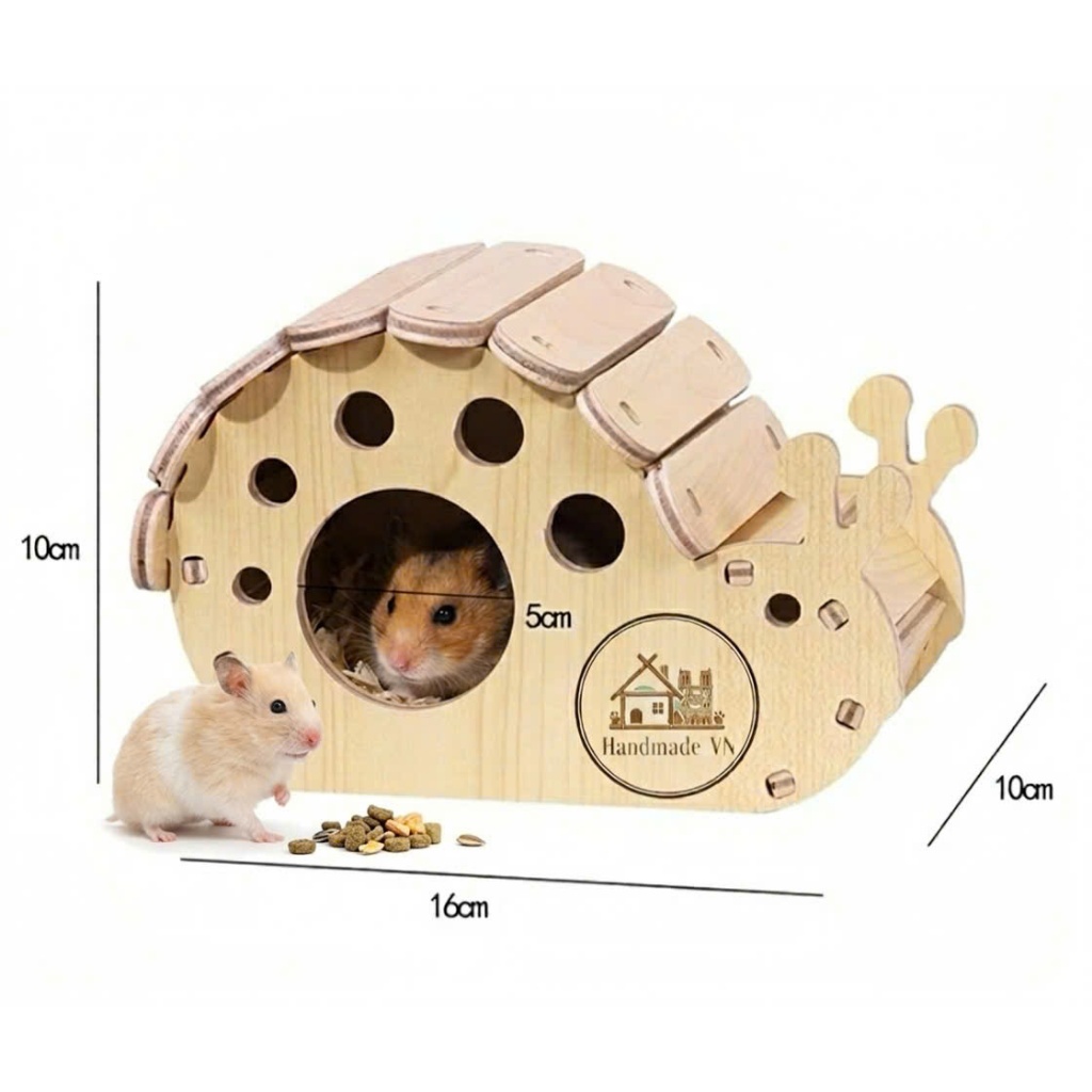 Nhà ngủ ốc sên cho hamster, nhà ngủ cho hamter