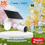 [Tapo Chính Hãng] Bộ KIT Camera An Ninh Ngoài Trời Tapo C410 – Dùng Pin & Năng Lượng Mặt Trời, 2K QHD, IP65, Đàm Thoại 2 — ảnh 1