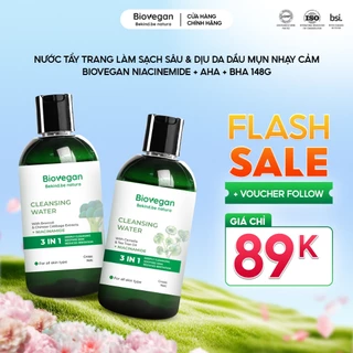 [DÙNG THỬ 99K] Nước Tẩy Trang Làm Sạch Sâu & Dịu Da Dầu Mụn Nhạy Cảm Biovegan Niacinemide + AHA + BHA 148g
75.000
₫
-49%
5.0
Đã bán 8
Đồng Nai