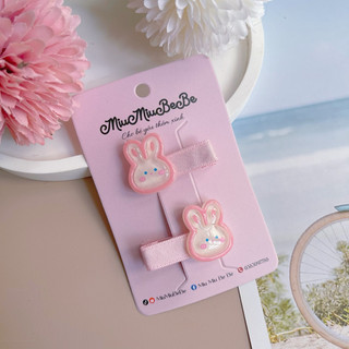 Set 2 kẹp gắn charm hình động vật cho bé