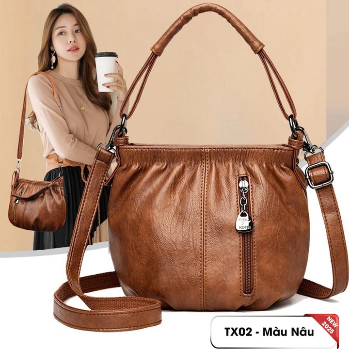 Túi xách nữ túi nữ xách tay Da mềm cao cấp phong cách Hàn Quốc đựng điện thoại sang trọng tiện lợi túi da túi nữ TX02