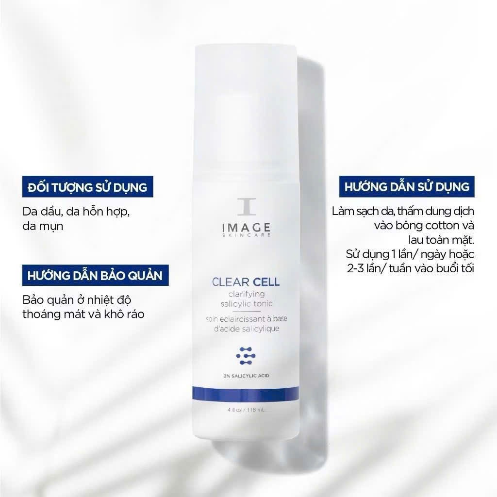 Tẩy da chết IMAGE Skincare CLEAR CELL Clarifying Salicylic Tonic