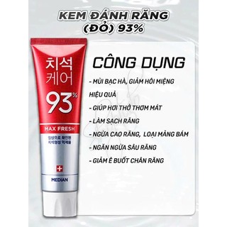 Kem Đánh Răng Median Dental IQ Ngăn Ngừa Vôi Răng 120g, Có Nhiều Hương Vị