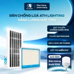 Đèn năng lượng mặt trời chống loá ATH LIGHTING có điều khiển từ xa 100w,200w,300w,400w vỏ nhôm Bảo Hành 2 năm chính hãng — ảnh 1