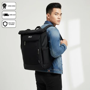 Balo Du Lịch Nắp Cuộn Xbags Dark Bear XB 1202 - Balo Chống Nước Cao Cấp, Dung Tích Lớn Mở Rộng Linh Hoạt