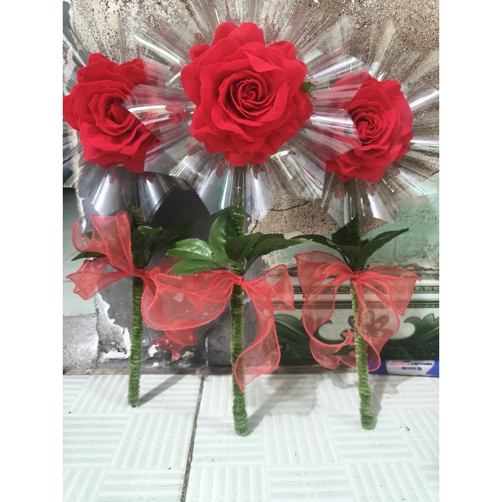 (Tặng túi và kẹp giấy)Hoa ống tiền( không chứa tiền)