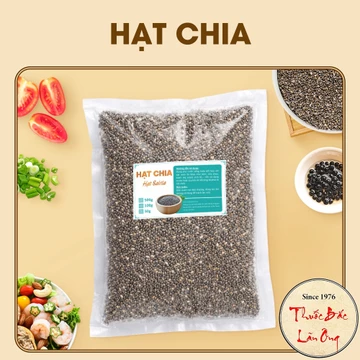 Hạt chia 500g, hạt chia đen, eat clean, dùng pha trà, làm sinh tố, nước ép, nấu ché dưỡng nhan