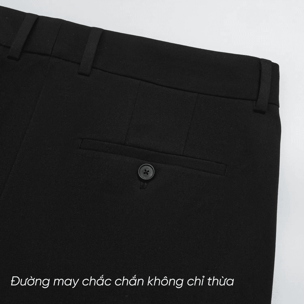 Quần Âu Nam Lamode Công Sở dáng Slim Fit Polyester Visco Spandex LTR0060S0