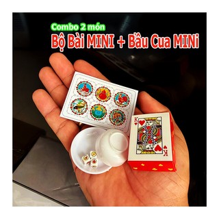 Mô hình  Bộ bài đỏ MINI + Bộ lô tô MINI