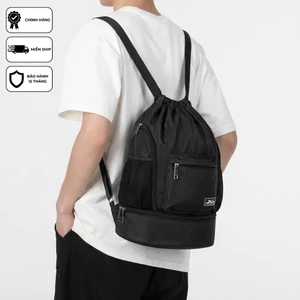 Balo Dây Rút Thể Thao Xbags Wisdom XB 6004 - Túi Rút Có Ngăn Đựng Giày Riêng, Chống Thấm Nước, Đựng Đồ Đá Bóng, Tập Gym