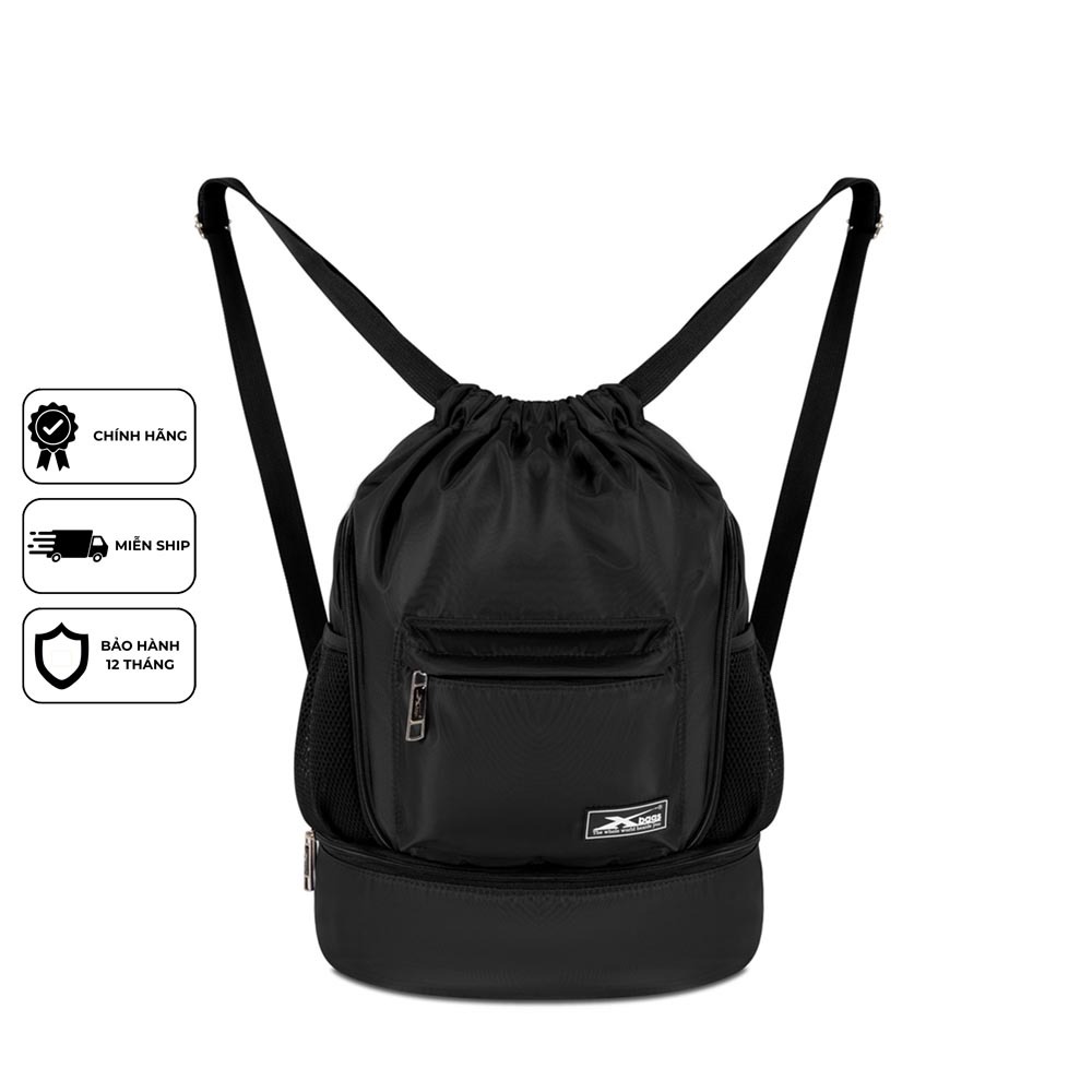 Balo Dây Rút Thể Thao Xbags Wisdom XB 6004 - Túi Rút Có Ngăn Đựng Giày Riêng, Chống Thấm Nước, Đựng Đồ Đá Bóng, Tập Gym