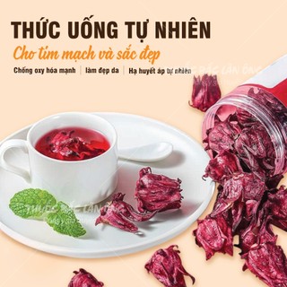 Hoa atiso đỏ nguyên bông 1kg, hoa bụp giấm, hibicus, pha trà, nấu siro, thanh nhiệt, giải khát
