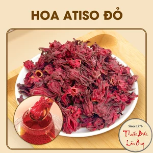 Hoa atiso đỏ nguyên bông 1kg, hoa bụp giấm, hibicus, pha trà, nấu siro, thanh nhiệt, giải khát