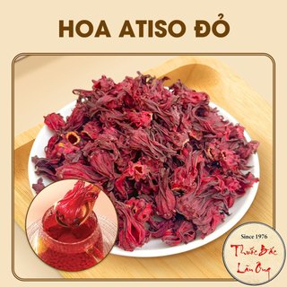 Hoa atiso đỏ nguyên bông 1kg, hoa bụp giấm, hibicus, pha trà, nấu siro, thanh nhiệt, giải khát