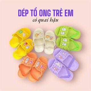 Dép Tổ Ong EVA Siêu Nhẹ Cho Bé | Quai Chun Mềm – Charm Ngẫu Nhiên –dobaohoso1